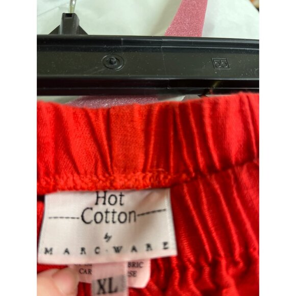 Hot Cotton Marc Ware Linen red pants XL 14 16 - Picture 2 of 4